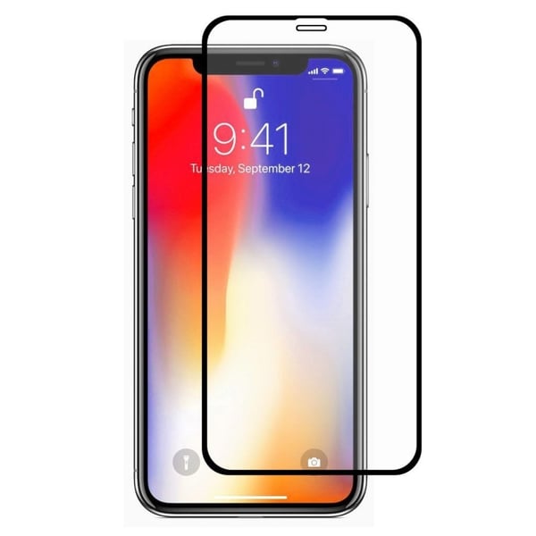 HAT PRINCE iPhone Xr beskyttelses hinne til skjerm av herdet glass - Svart