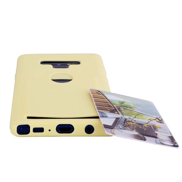 Samsung Galaxy Note9 mobilskal silikon tunn skyddande - Gul