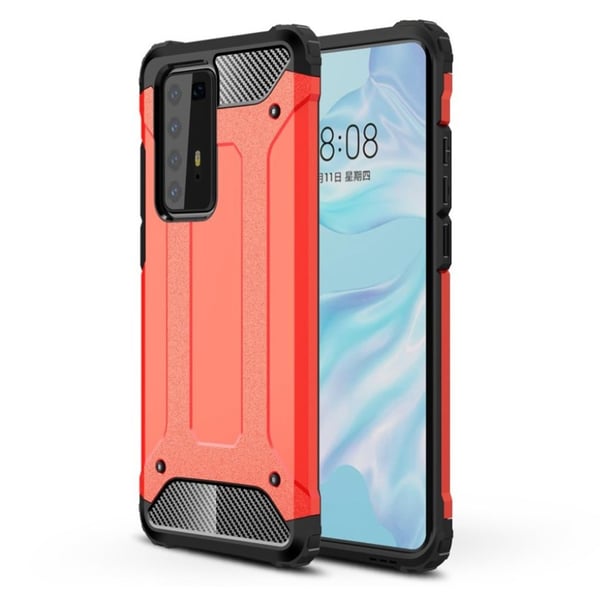 Suoja Huawei P40 Pro kotelot - Punainen