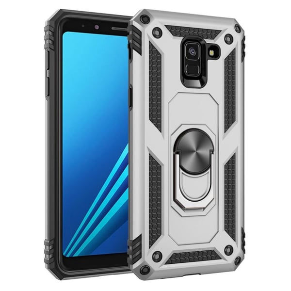 Bofink Combat Samsung Galaxy A8 (2018) deksel - Sølv Bofink Combat Samsung Galaxy A8 (2018) deksel - Sølv