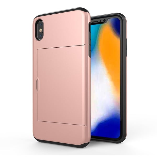 iPhone 9 beskyttelses deksel av hybrid materiale - Rødguld