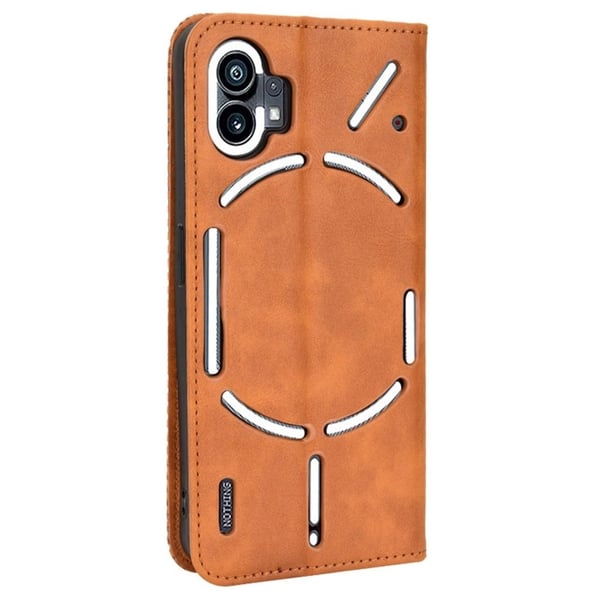 Bofink Vintage Nothing Phone (1) Læretui - Brun