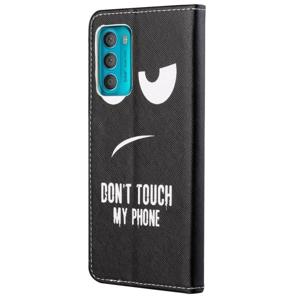 Wonderland Motorola Moto G42 Flip Etui - Don't Touch My Phone