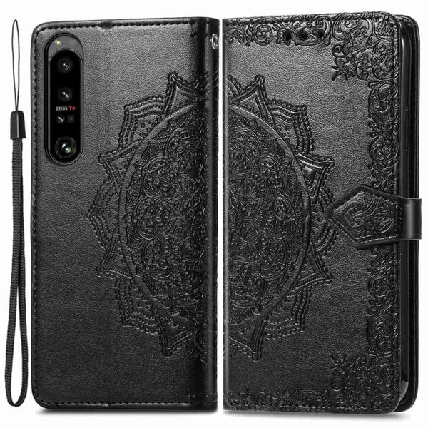 Mandala Sony Xperia 1 Iv Läppäkotelo - Musta