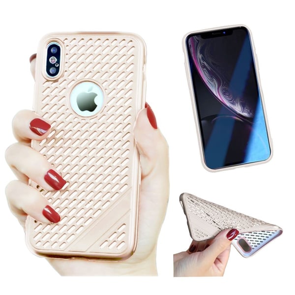 Hult iPhone Xr etui med varmeafledning - Rose Gold