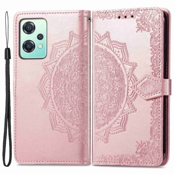 Mandala OnePlus Nord Ce 2 Lite 5g Flip Etui - Rødguld