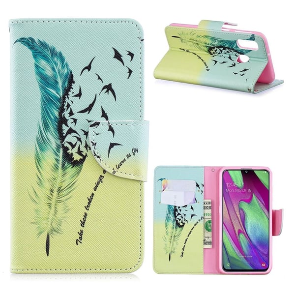 Wonderland Samsung Galaxy A40 flip kotelot - Sulka Kuvio Wonderland Samsung Galaxy A40 flip kotelot - Sulka Kuvio