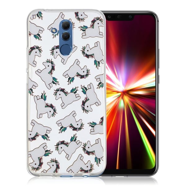 Huawei Mate 20 Lite beskyttelsesetui i silikone med fint mønster - Enhjørninge Huawei Mate 20 Lite beskyttelsesetui i silikone med fint mønster - Enhjørninge