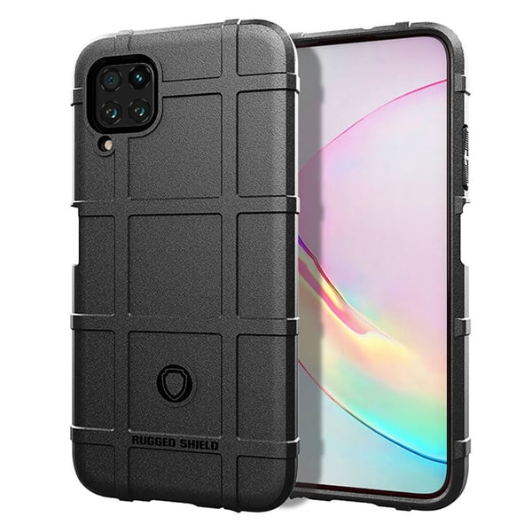 Rugged Shield kuoret - Huawei P40 Lite / Nova 6 SE - Musta