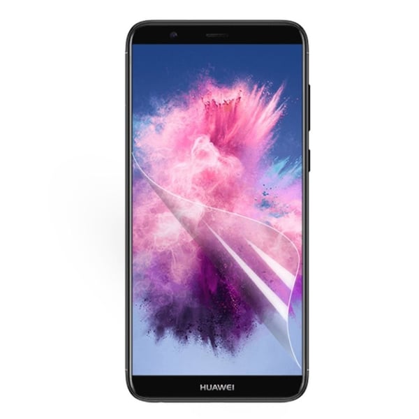Huawei P Smart Plus kristalli kirkas silikooni muovinen LCD näyttö suojakalvo - Transparentti