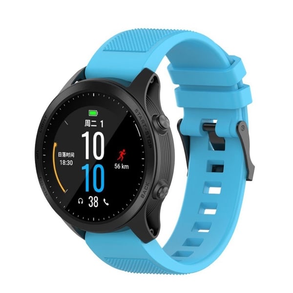 Garmin Fenix 5 / 5 Plus / Forerunner 935 / Approach S60 silikone Urrem - Babyblå