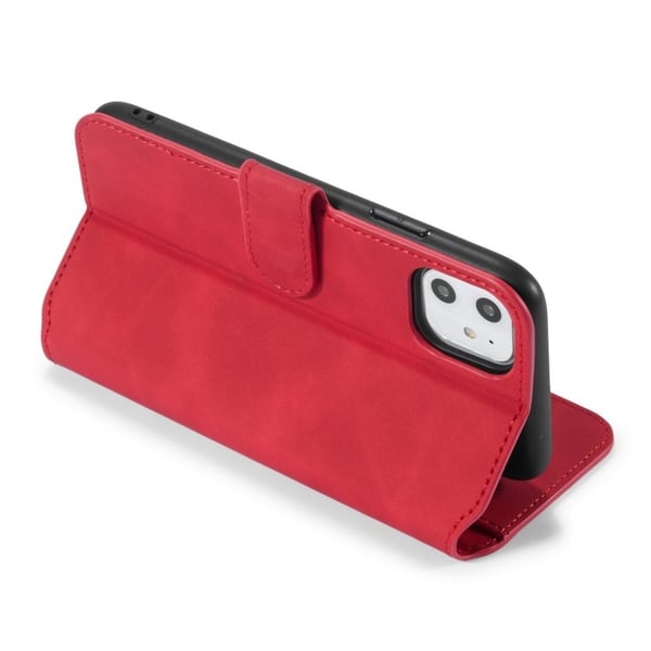 DG.MING iPhone 11 retro etui - Rød