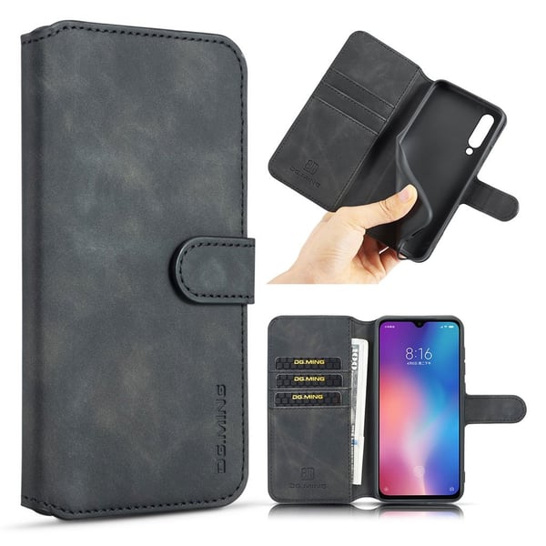 DG.MING Samsung Galaxy A50 Retro Veske - Svart