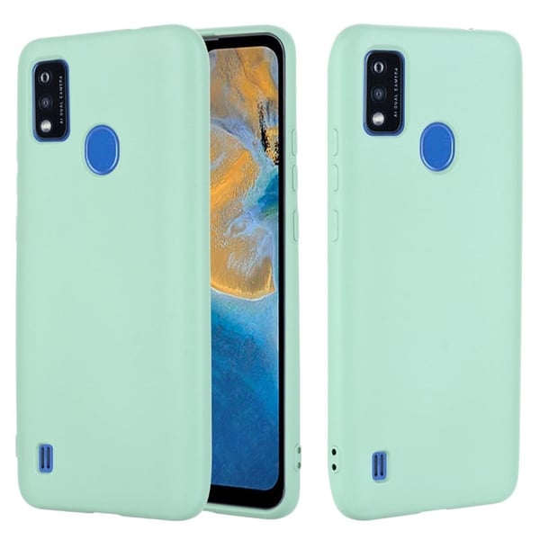Matte Liquid silikone cover til ZTE Blade A51 - Grøn