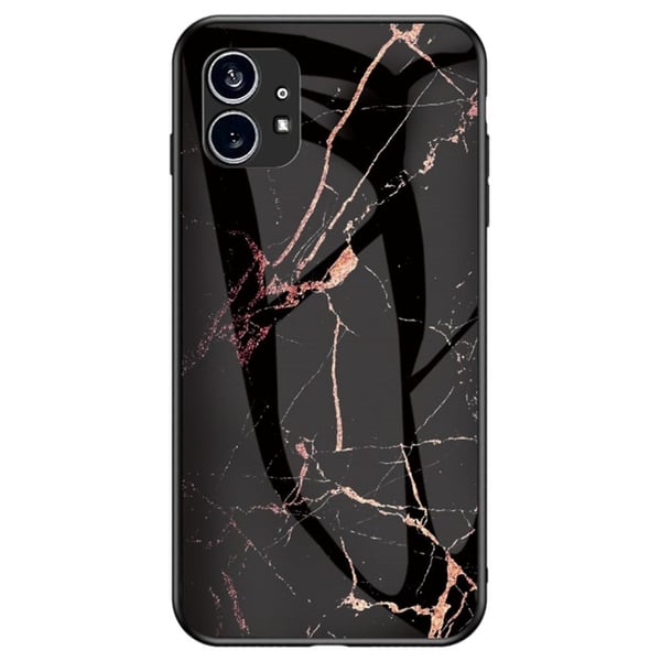 Fantasy Marble Nothing Phone (1) Cover - Gold Sort Marmor
