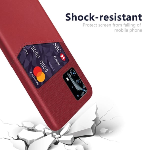 Bofink Huawei P40 Card cover - Rød