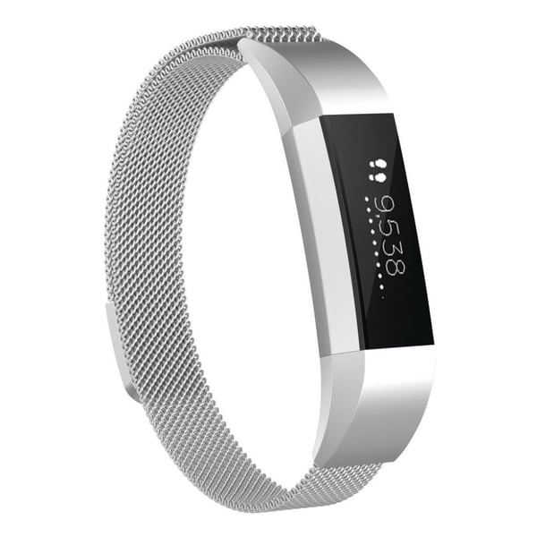 Fitbit Ace erstatnings urrem i stainless stål med magnetisk lukkefunktion - Sølv