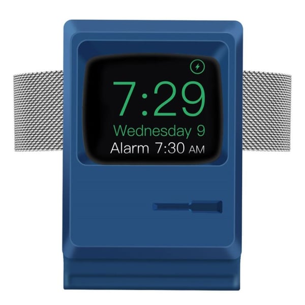 Apple Watch Series 5 40mm / 44mm kult silikonstativ - Mørkeblå