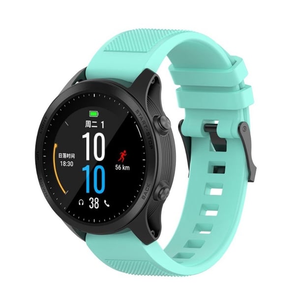 Garmin Fenix 5/5 Plus / Forerunner 935 / Approach S60 silikon Klokkereim - Cyan