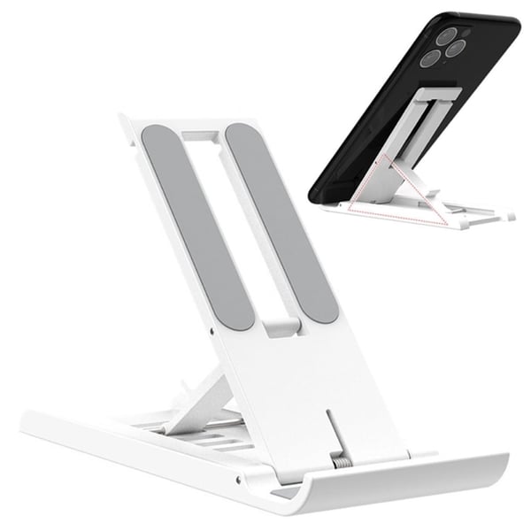 Universelt supertynt, sammenleggbart skrivebordsstativ - Hvit