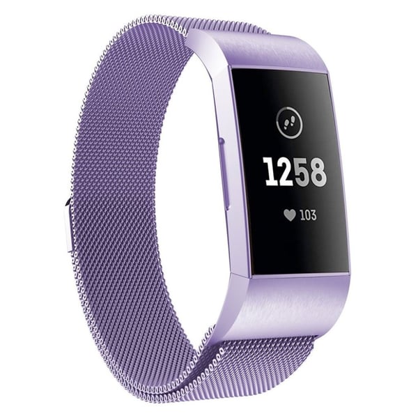 Fitbit Charge 3 kjølig milanese Klokkereim i rustfritt stål Fitbit Charge 3 kjølig milanese Klokkereim i rustfritt stål