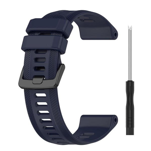 Garmin Forerunner 955 urrem i twill-stil - Mørkeblå