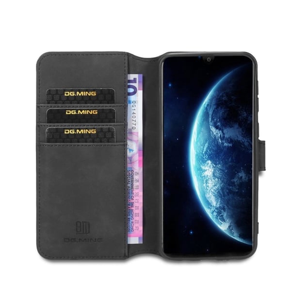 DG.MING Samsung Galaxy M30s Retro kotelot - Musta