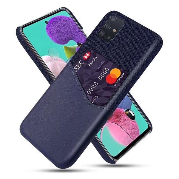 Bofink Samsung Galaxy A51 Cardkuoret - Sininen