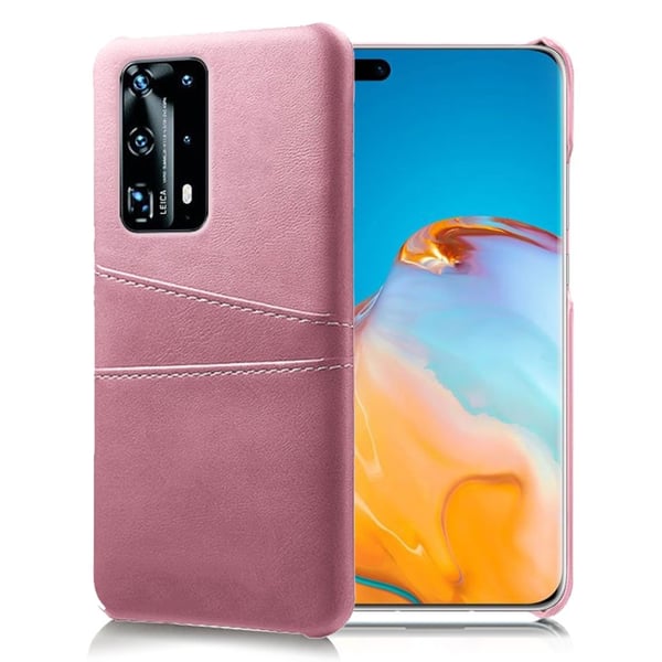 Dual Card cover - Huawei P40 Pro - Rødguld
