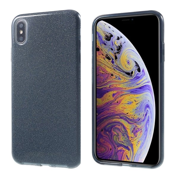 iPhone Xs Max glitrende kombinationsetui - Grå iPhone Xs Max glitrende kombinationsetui - Grå