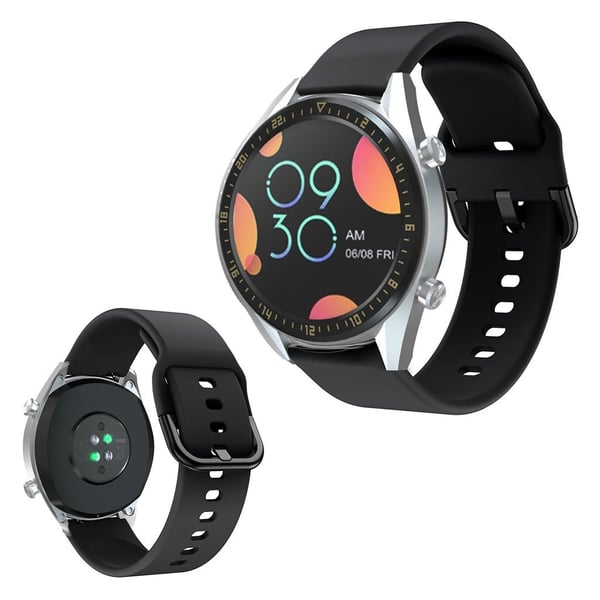 Huawei Watch GT holdbar silikone Urrem - Sort