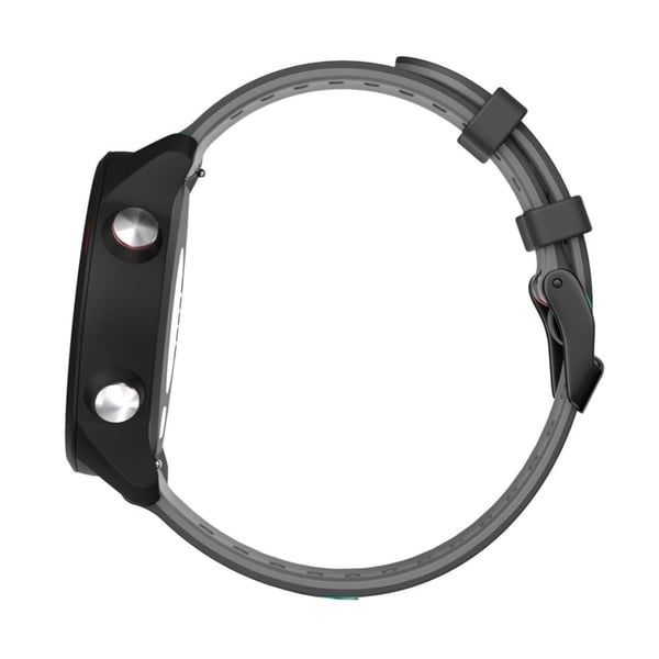 To-farget klokkerem i silikon Samsung Galaxy Watch 5 (44mm) / (40mm) / Pro - Svart / Grå