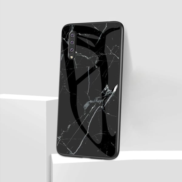 Fantasy Marble Samsung Galaxy A50 deksel - Svart