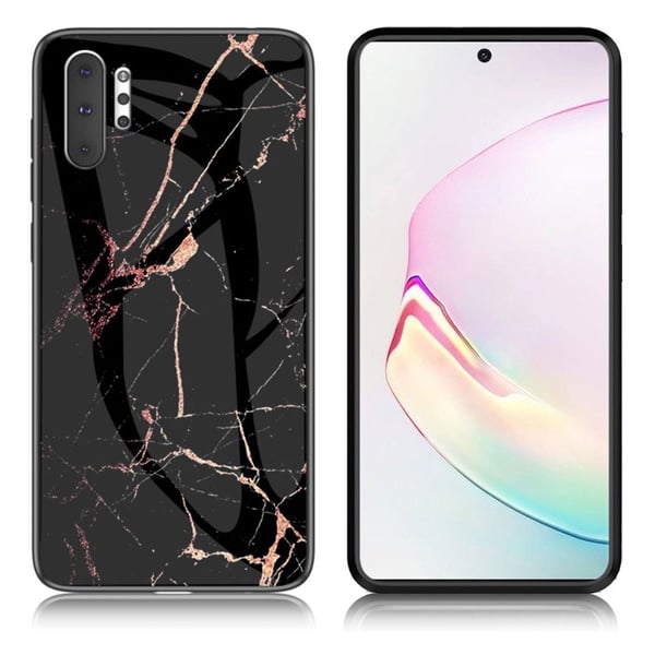 Fantasy Marble Samsung Galaxy Note 10 Pro deksel - Svart / Gull