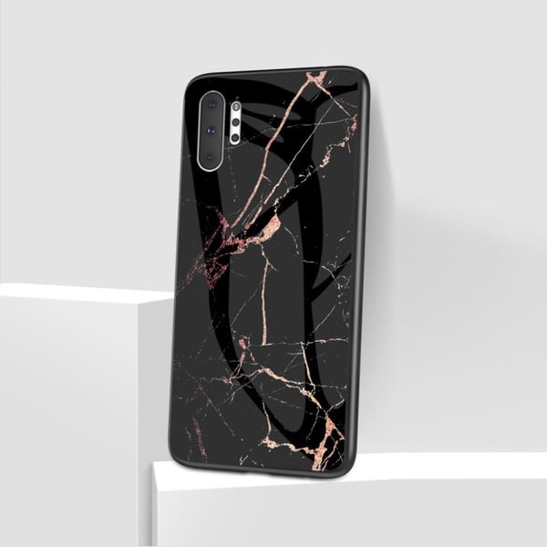 Fantasy Marble Samsung Galaxy Note 10 Pro deksel - Svart / Gull