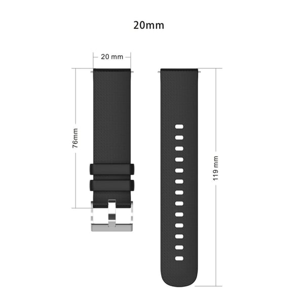 Samsung Galaxy Watch 5 / 5 Pro / Watch 4 teksturoitu silikoninen ranneke - Keltainen