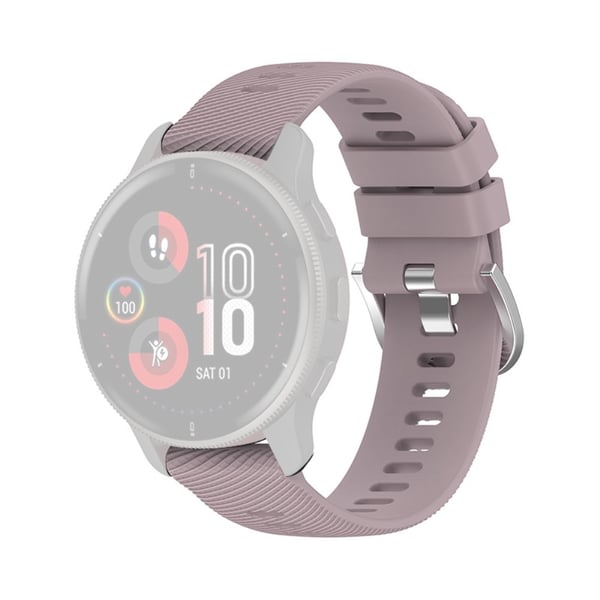 Garmin Forerunner 255 / 255 Music / Venu 2 klokkerem i silikon - Lyselilla