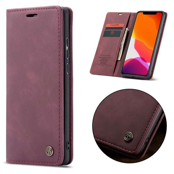 CaseMe iPhone 11 Pro vintage etui - Rød