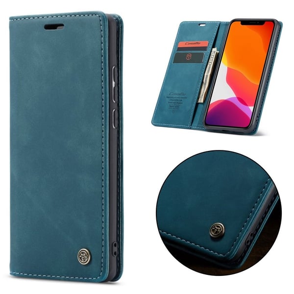CaseMe iPhone 11 Pro vintage etui - Blå