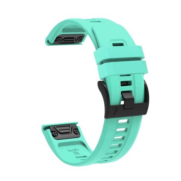 Garmin Fenix 7X klockarmband i silikon - Blågrön