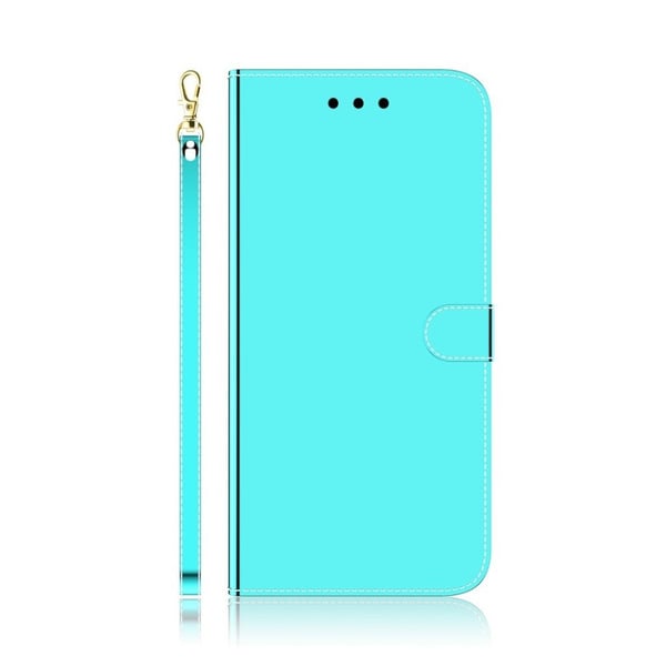 Mirror Samsung Galaxy A10s flip etui - Cyan
