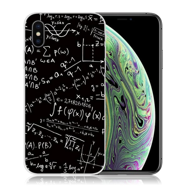 Etui med mønster til iPhone XS - Matematisk Formel