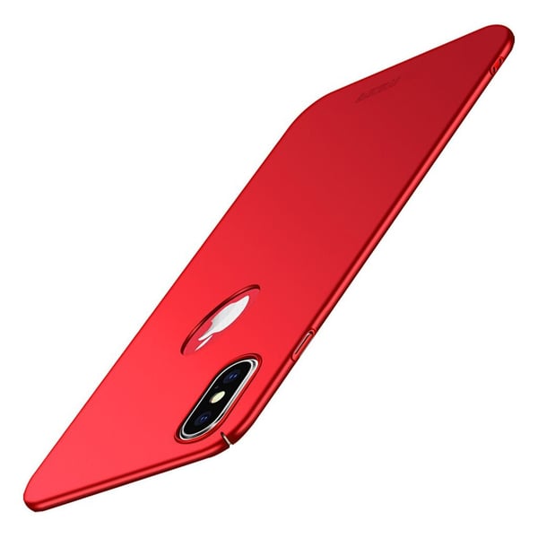 MOFI iPhone XS slim frostat fodral - Röd