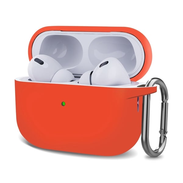 AirPods Pro 2 silikonikotelo soljella - Oranssi