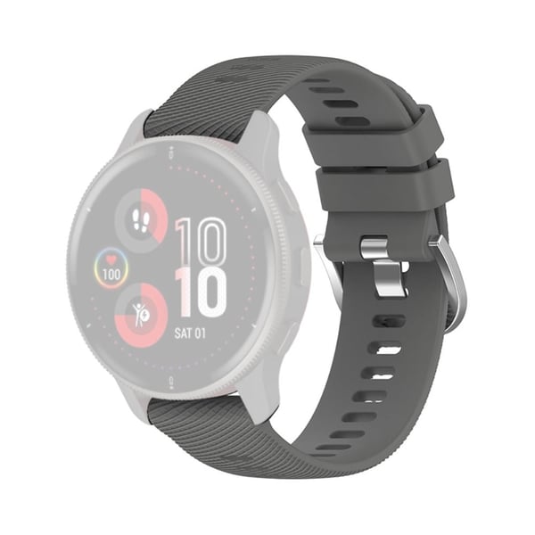 Garmin Forerunner 255S / 255S Music / Venu 2S klokkerem i silikon - Grå