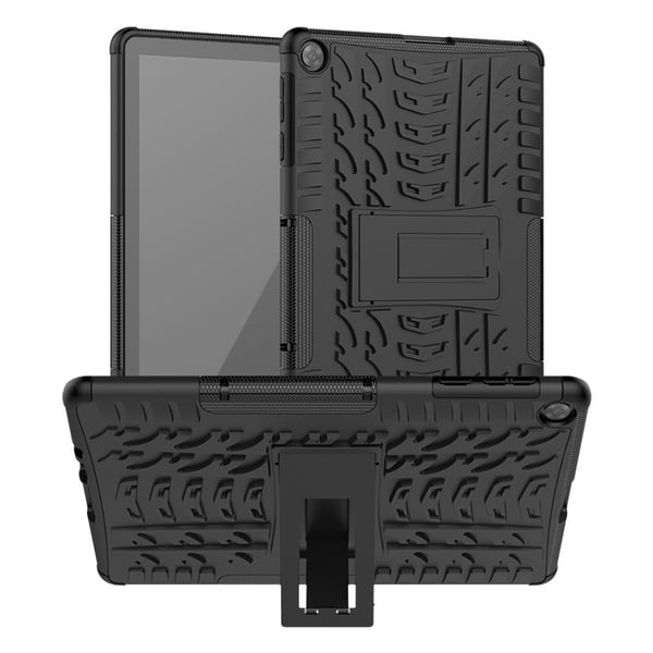 Dekkmønstret kickstand-etui for Huawei MatePad T10 / T10S - Svart