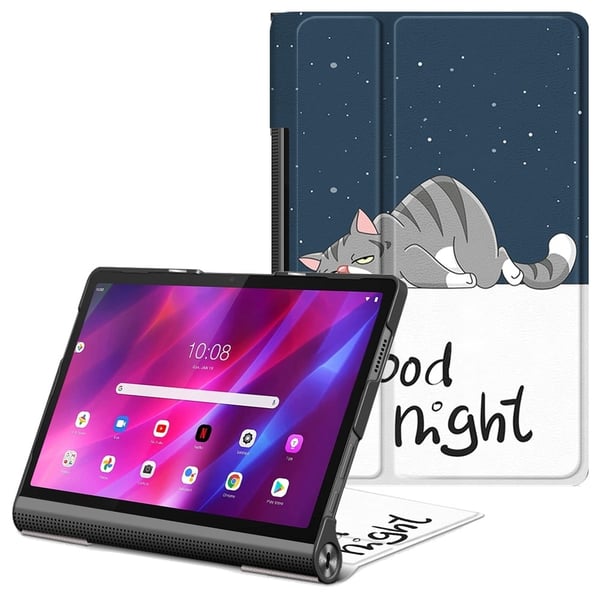 Lommebokveske med karttrykk til Lenovo Yoga Tab 11 - God Natt Lommebokveske med karttrykk til Lenovo Yoga Tab 11 - God Natt