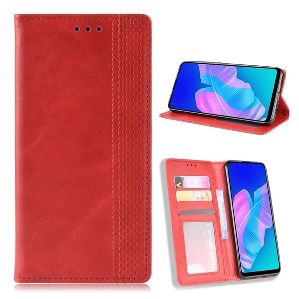 Bofink Vintage Huawei P40 Lite E kotelot - Punainen