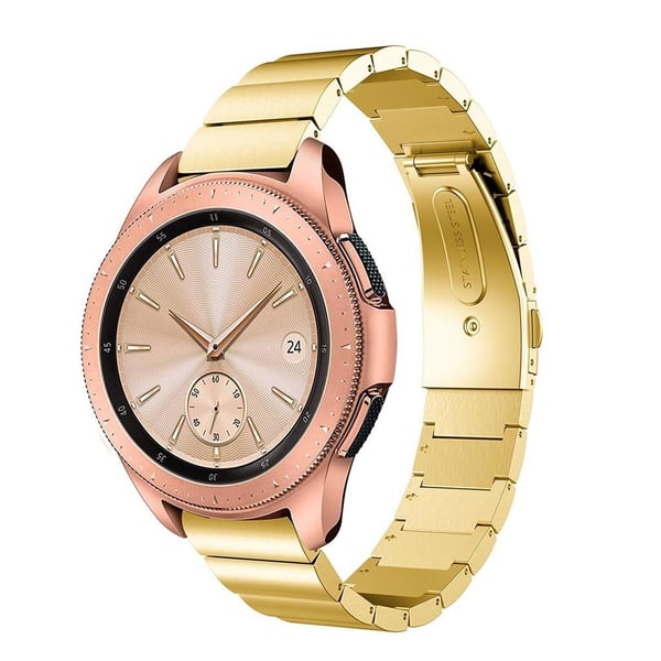 Samsung Galaxy Watch 42mm klokkereim av rustfritt stål - gull Samsung Galaxy Watch 42mm klokkereim av rustfritt stål - gull