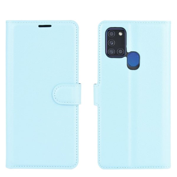 Classic Samsung Galaxy A21s flip etui - Blå